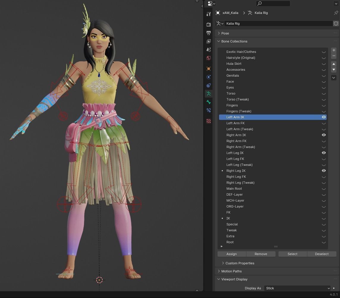 Kalia - Fortnite Low-poly 3D model_19