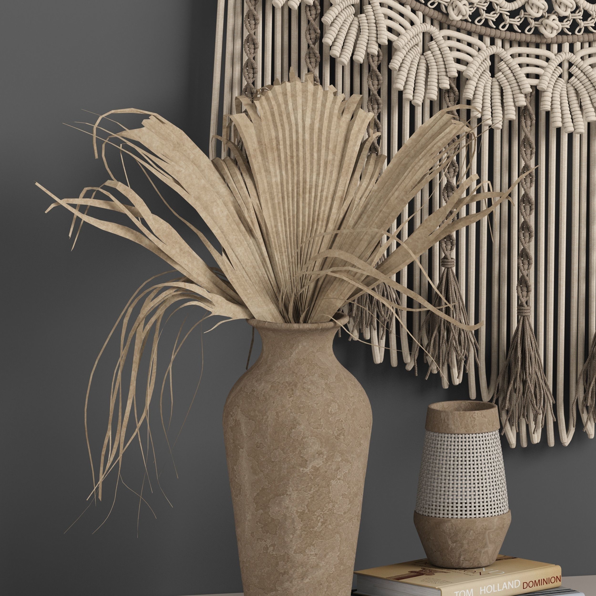 macrame decor set 06 3D model_1