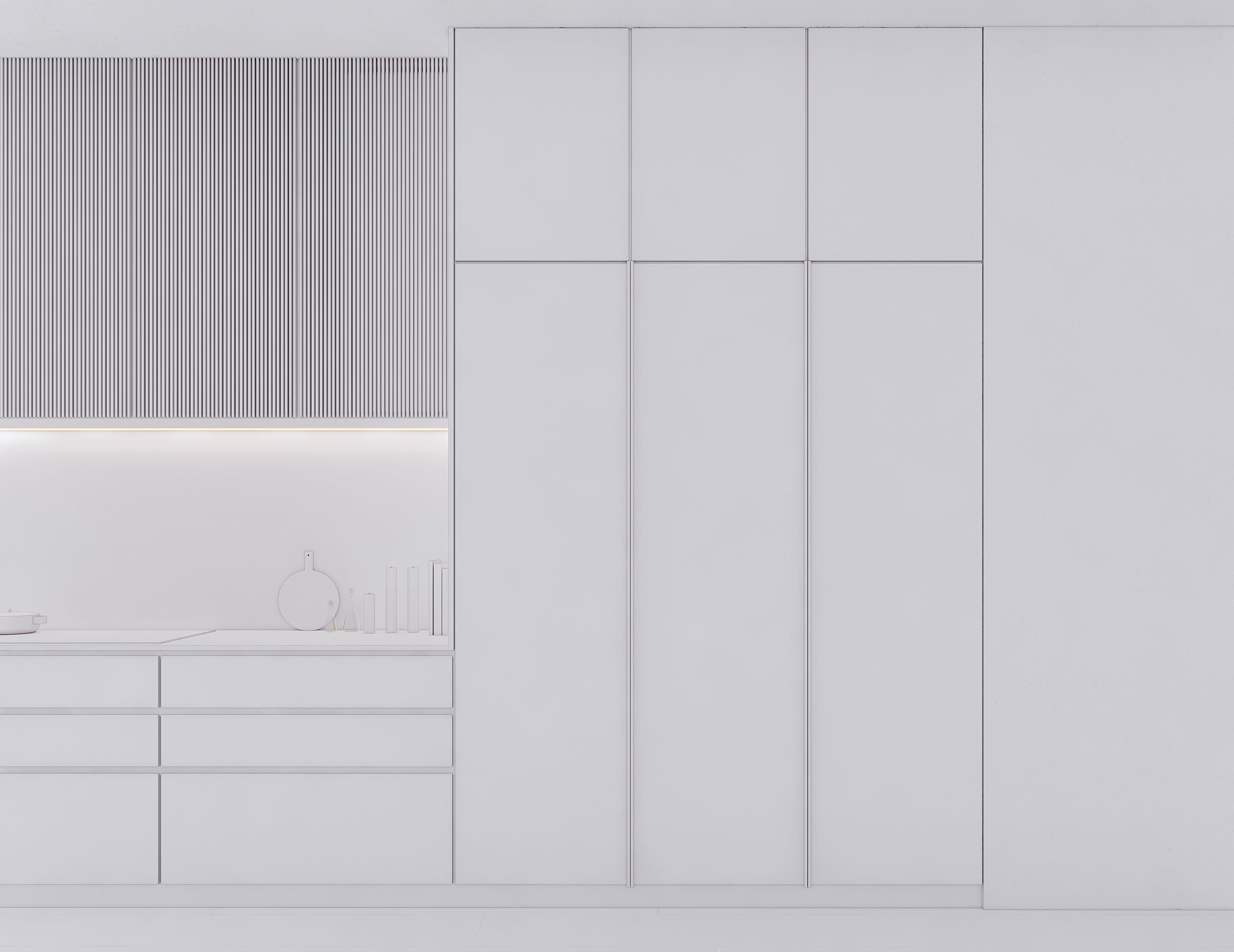 Modern Kitchen Created in Revit 13 Low-poly 3D model_18