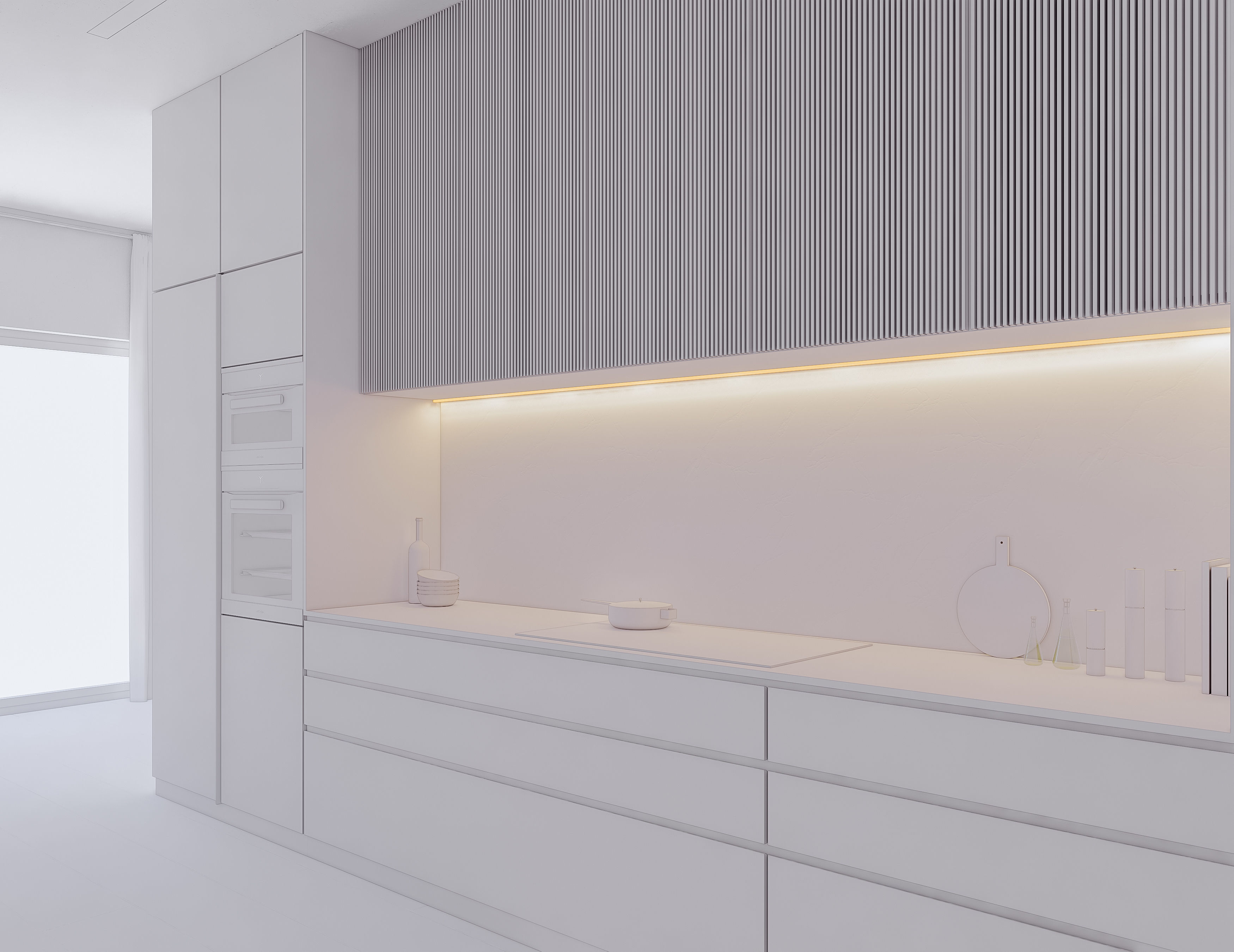 Modern Kitchen Created in Revit 13 Low-poly 3D model_16