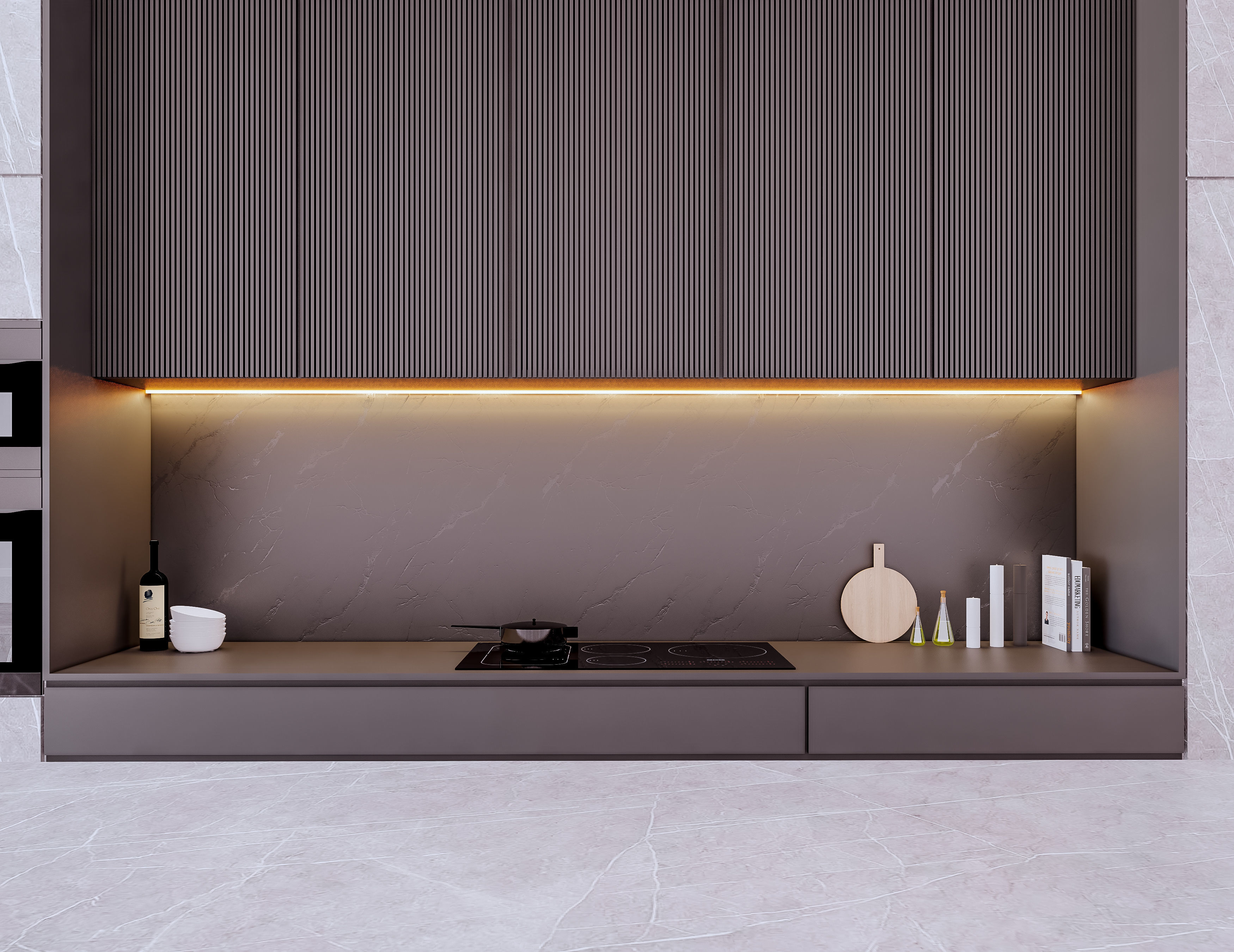 Modern Kitchen Created in Revit 13 Low-poly 3D model_4