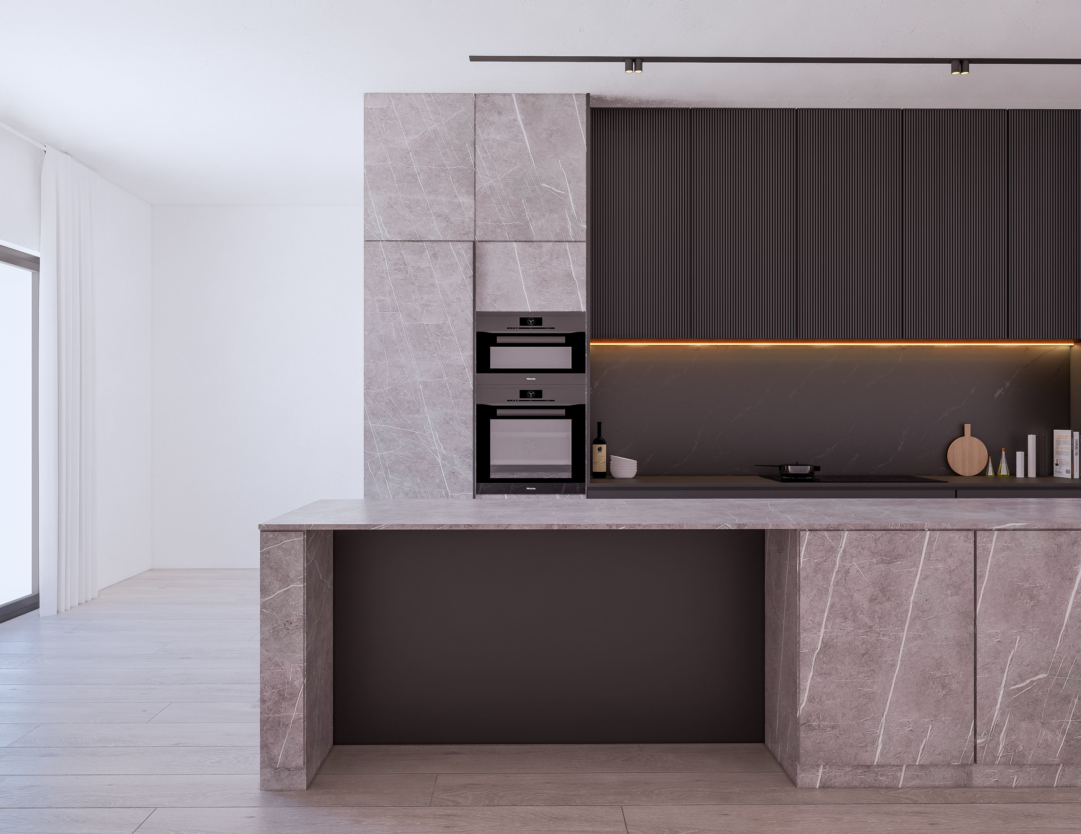 Modern Kitchen Created in Revit 13 Low-poly 3D model_5