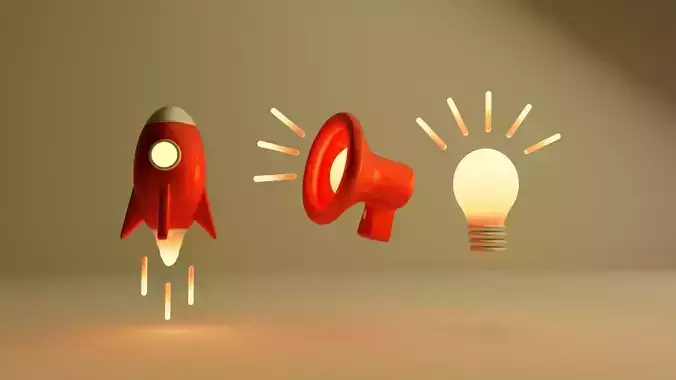 3D promotion icons kit