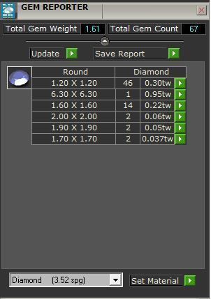 2-Row Luxurious diamond ring 3101 3D print model 3D print model_8