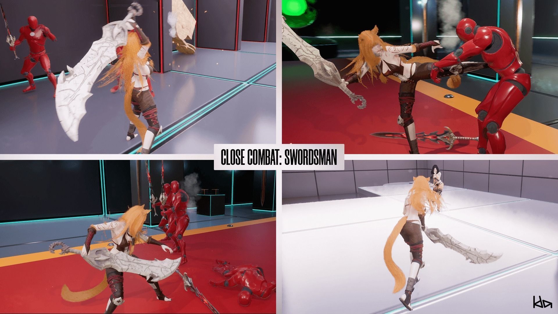 Feral Girl Roca - Game Ready Low-poly 3D model_15