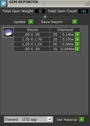 Square halo ring with diamond stones 3102 3D print model 3D print model_8