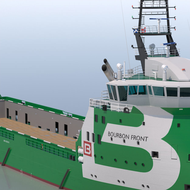 Platform Supply Vessel BOURBON FRONT 3D model_15