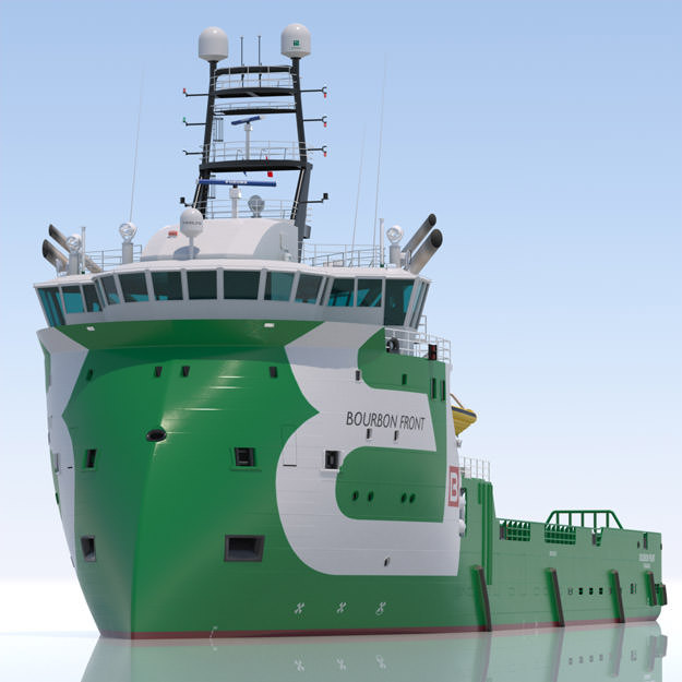 Platform Supply Vessel BOURBON FRONT 3D model_4