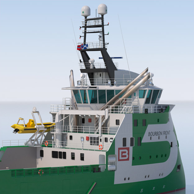 Platform Supply Vessel BOURBON FRONT 3D model_13