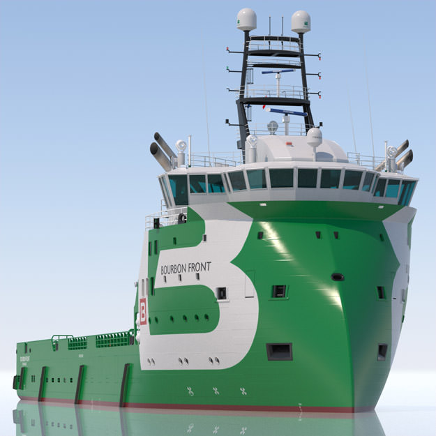 Platform Supply Vessel BOURBON FRONT 3D model_3