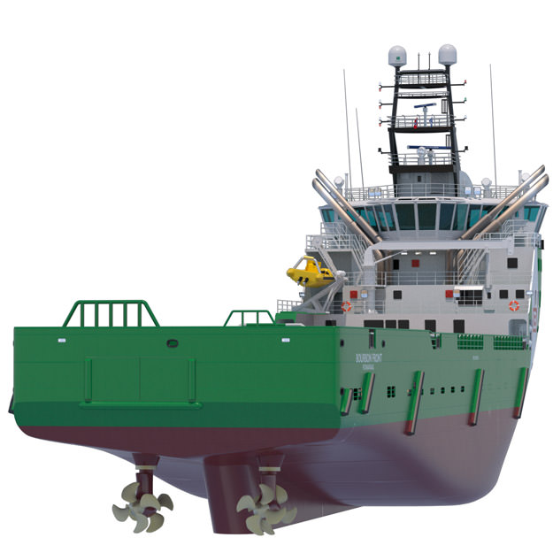 Platform Supply Vessel BOURBON FRONT 3D model_8