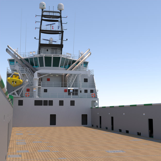 Platform Supply Vessel BOURBON FRONT 3D model_19
