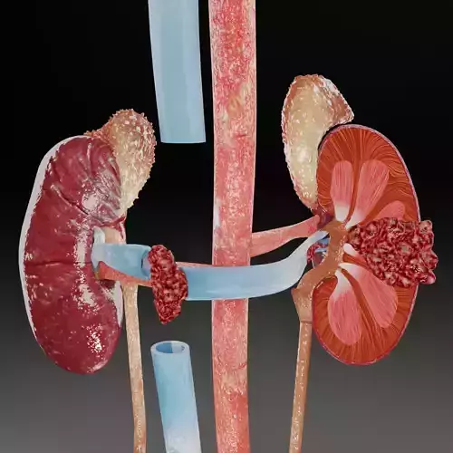 Renal cell carcinoma 3D model