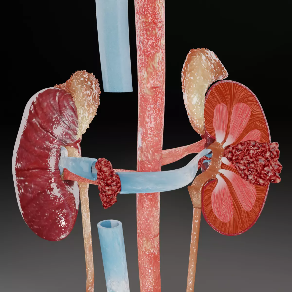 Renal cell carcinoma 3D model_0