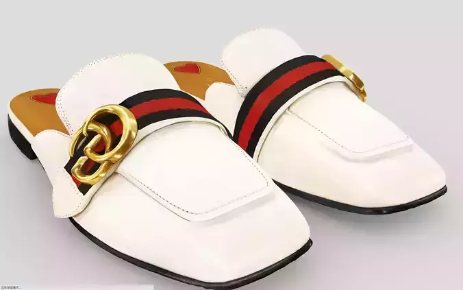 Gucci woman luxury fashion leather slippper