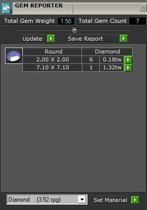 Bridge diamond ring 3110 3D print model 3D print model_8
