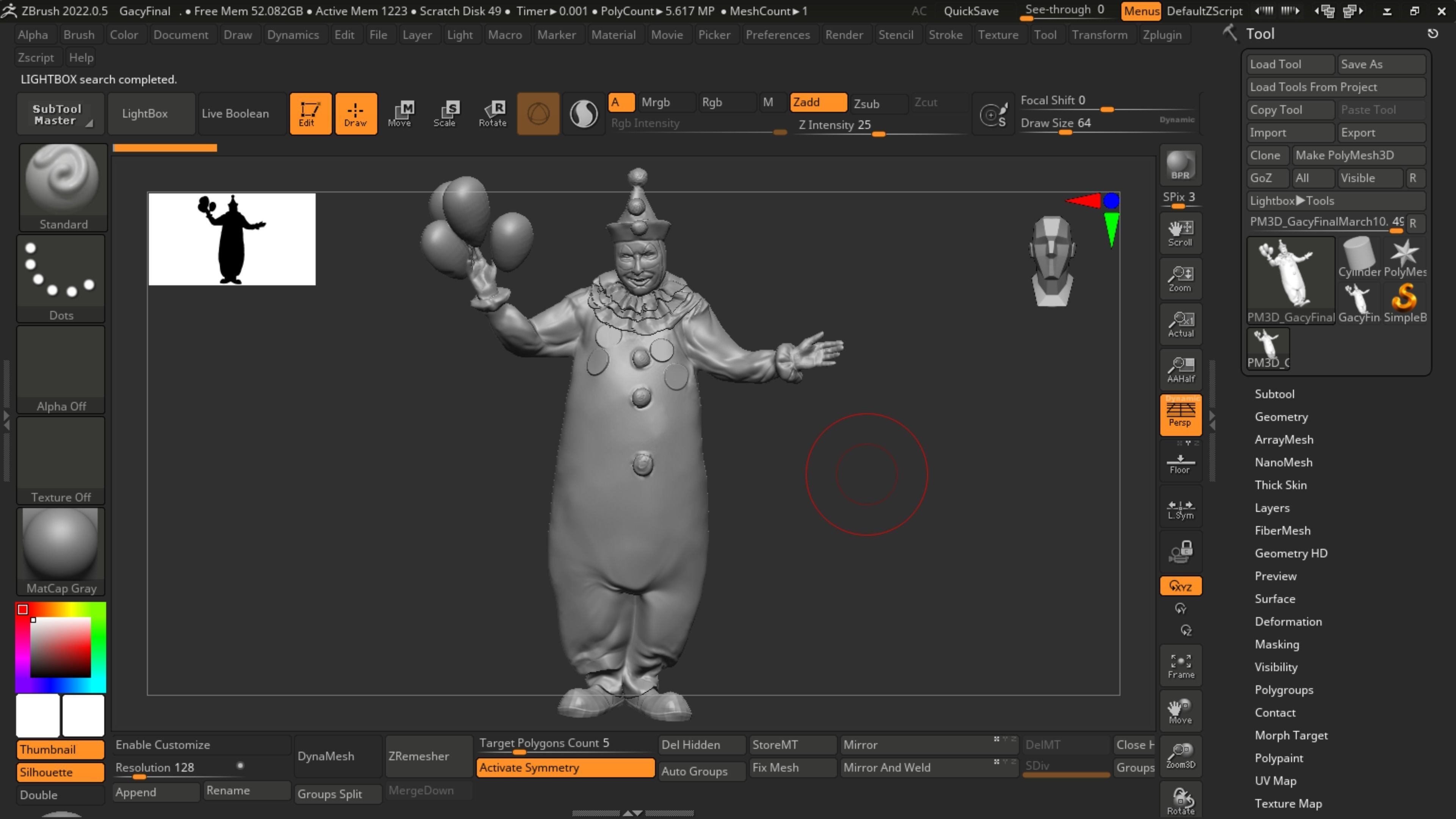 John Wayne Gacy Pogo the Clown Serial Killer 3D print model 3D print model_3