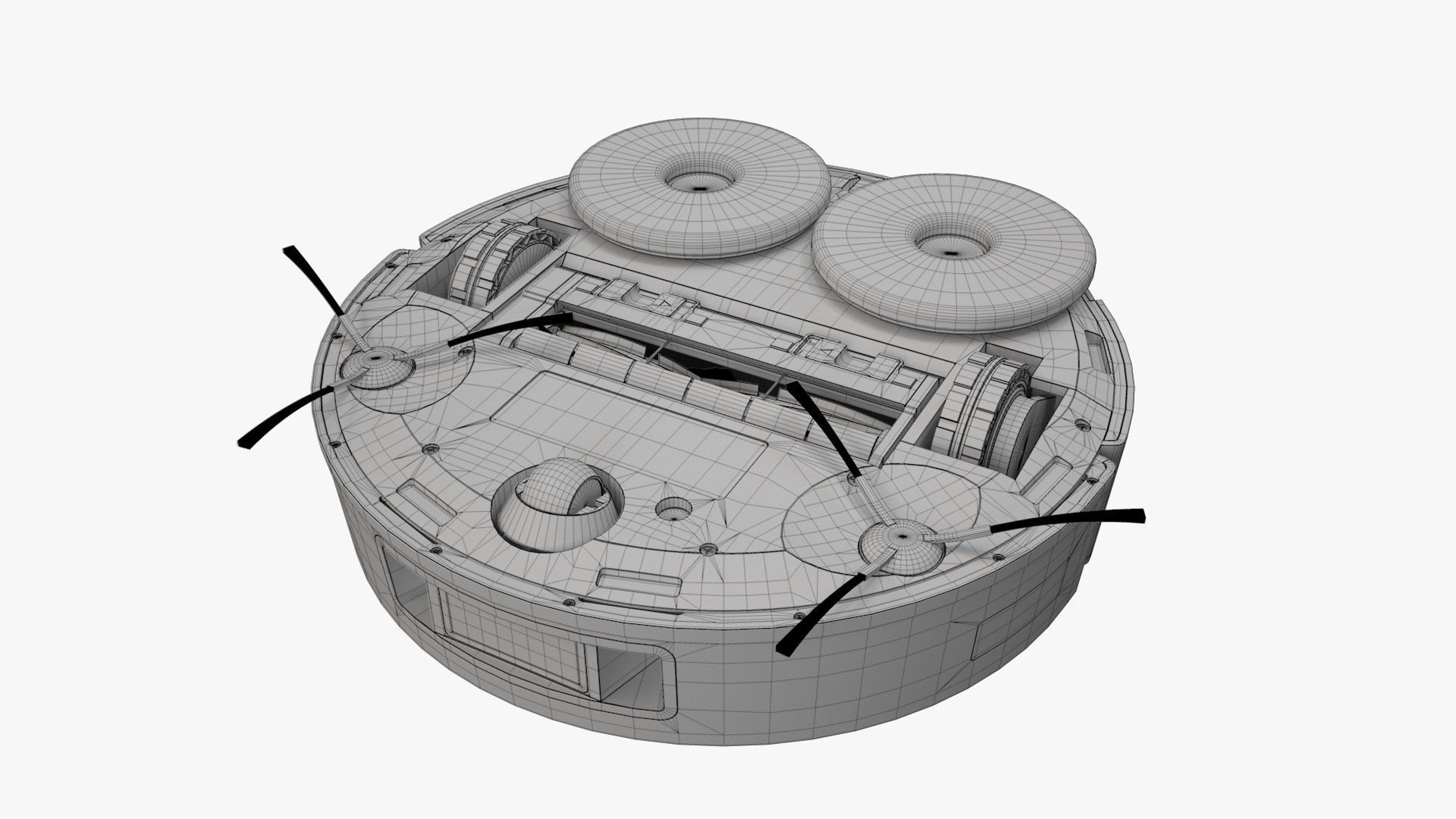 Ecovacs Deebot X1 Turbo Robot Vacuum 3D model_27