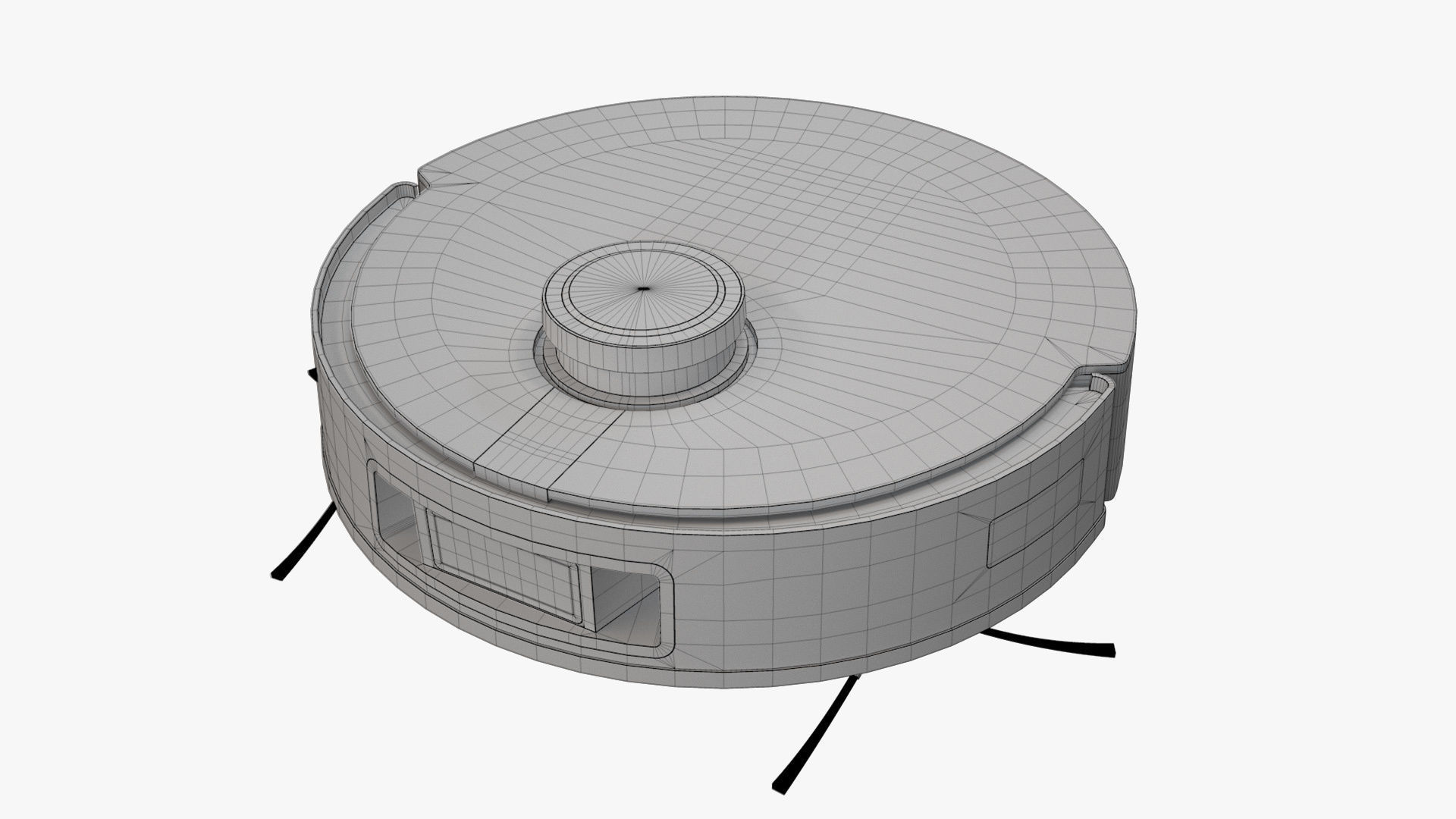 Ecovacs Deebot X1 Turbo Robot Vacuum 3D model_24