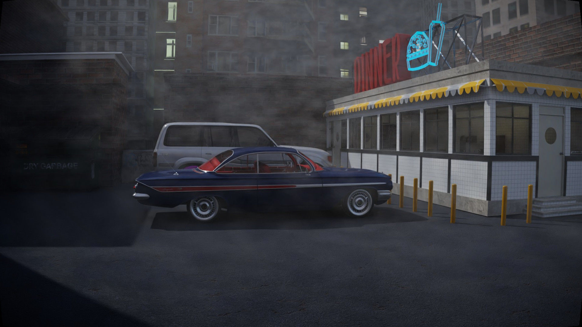 dinner building 3D model_2