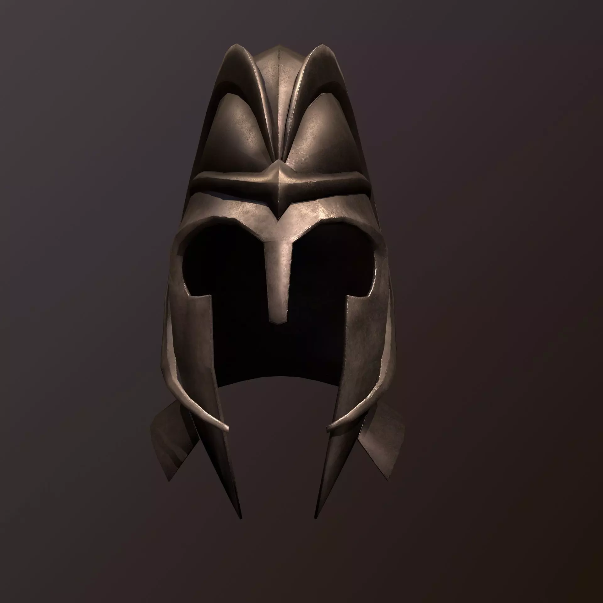 Helmet-base mesh Free low-poly 3D model_0