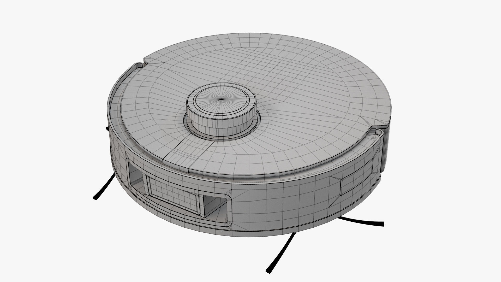 Ecovacs Deebot X1 Plus Robot Vacuum 3D model_24