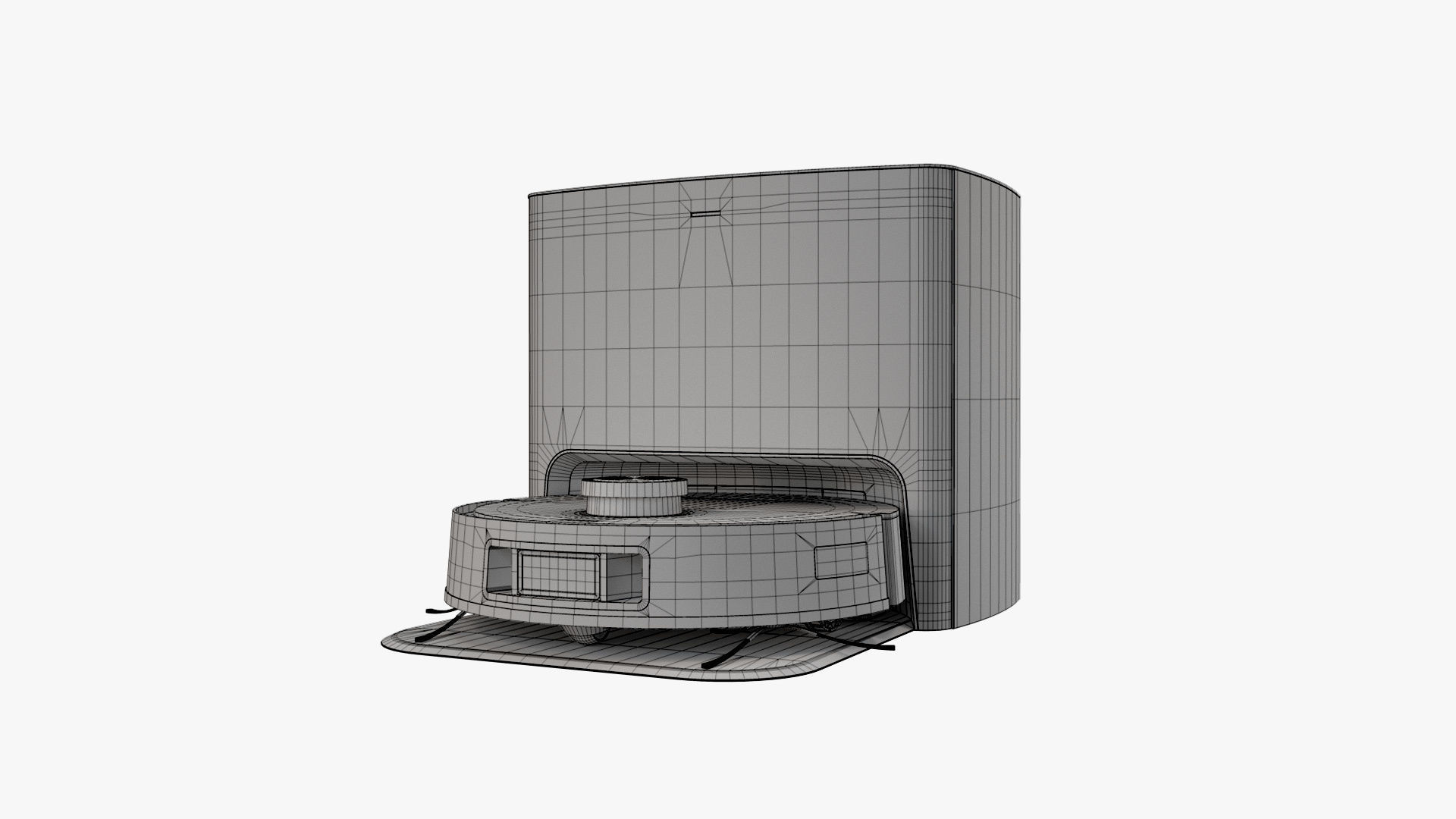 Ecovacs Deebot X1 Plus Robot Vacuum 3D model_8