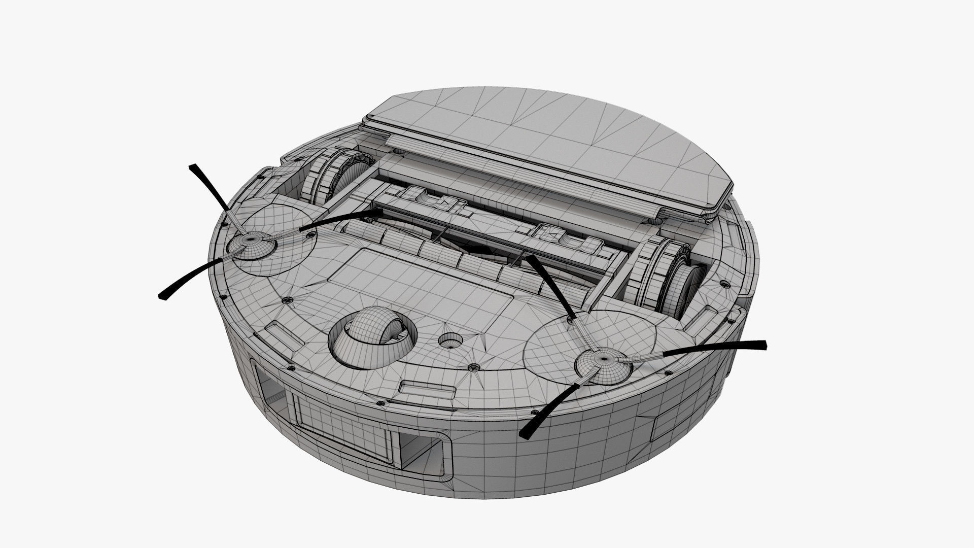 Ecovacs Deebot X1 Plus Robot Vacuum 3D model_27