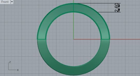 Round diamond ring 3123 3D print model 3D print model_5