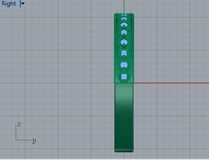 Round diamond ring 3123 3D print model 3D print model_6