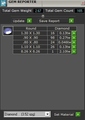Thick square diamond ring 3126 3D print model 3D print model_8