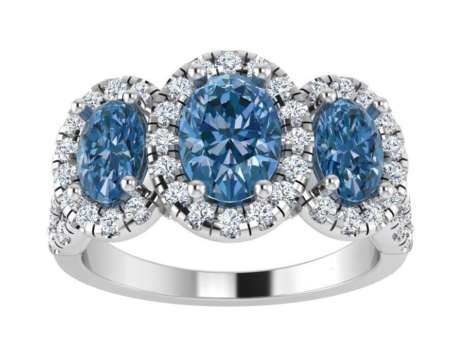 Turquoise ring 3129 3D print model 3D print model_2