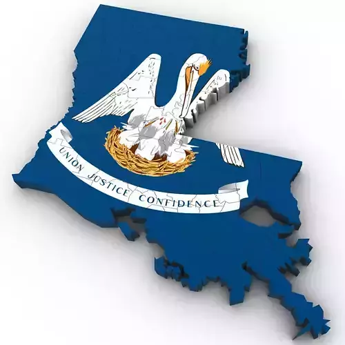 Louisiana Political Map