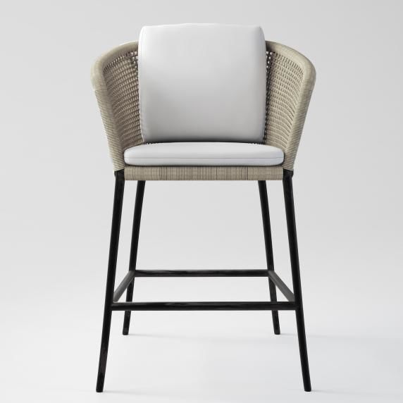 Counter stool 3D model_3