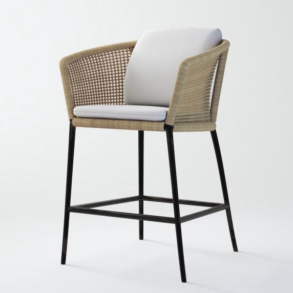 Counter stool 3D model_6