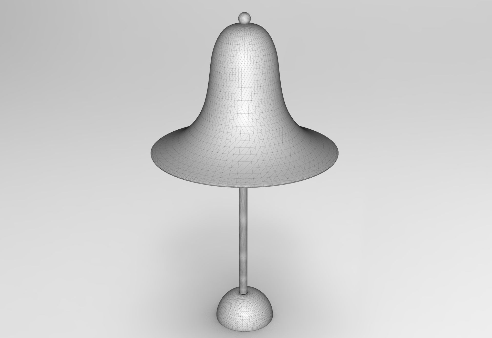 Pantop Table Lamp Low-poly 3D model_5