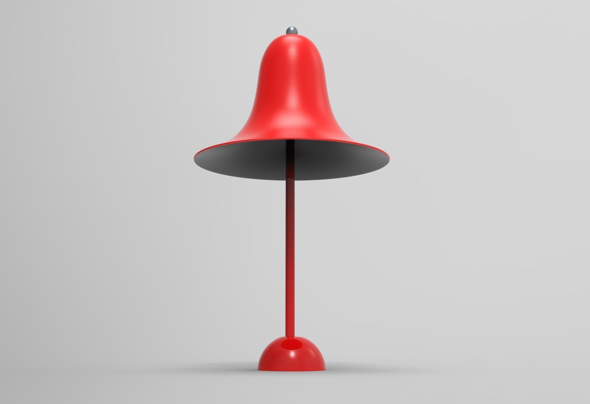 Pantop Table Lamp Low-poly 3D model_3