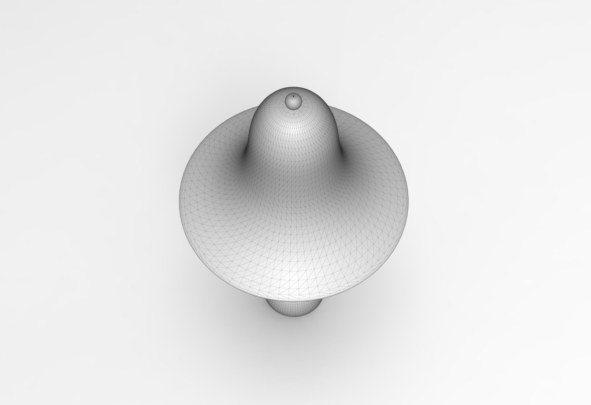 Pantop Table Lamp Low-poly 3D model_6