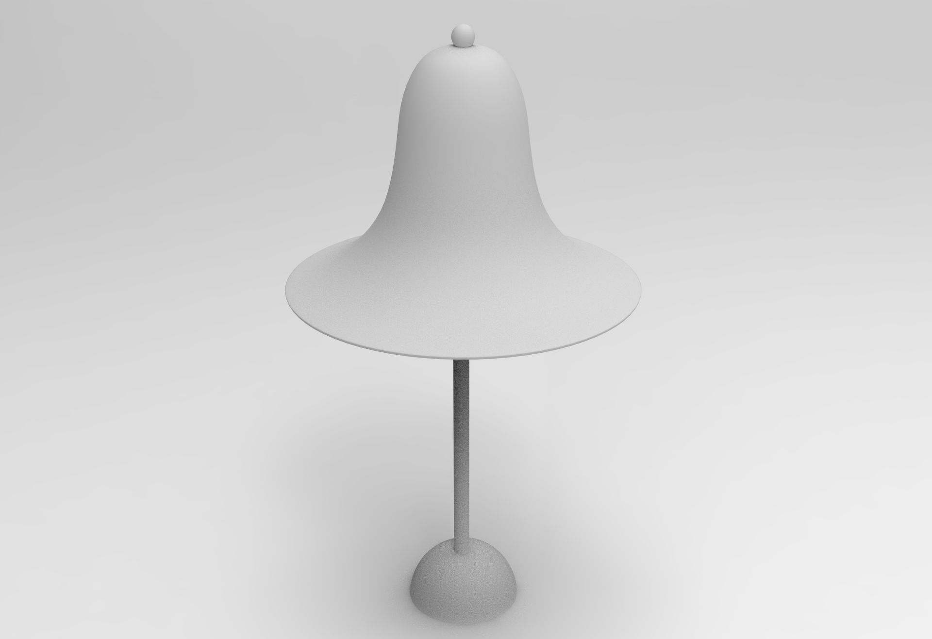 Pantop Table Lamp Low-poly 3D model_7