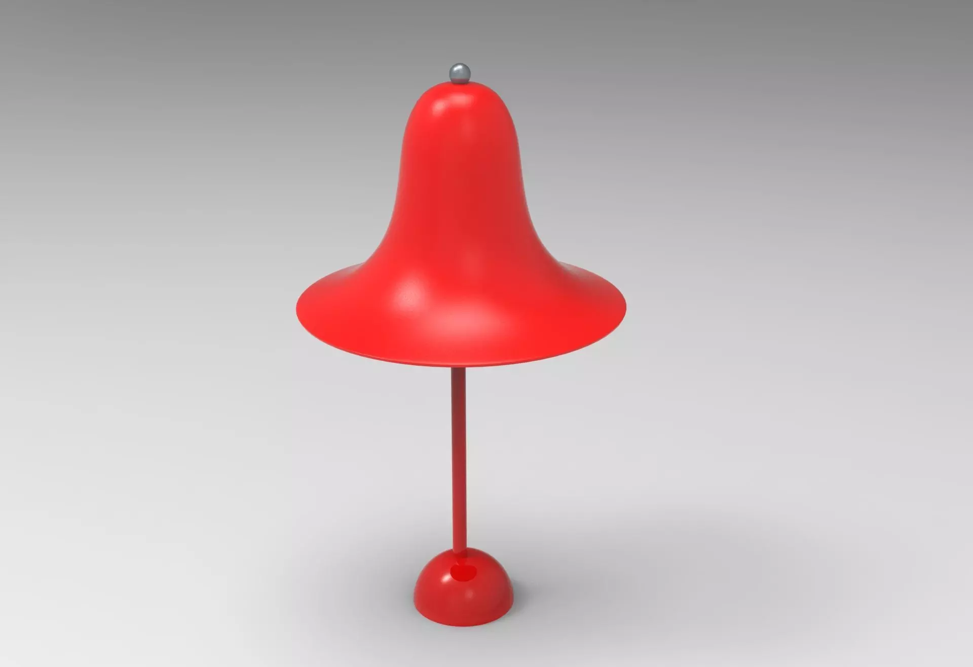 Pantop Table Lamp Low-poly 3D model_0