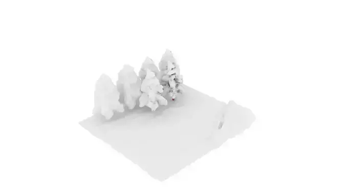 Winter 3D model