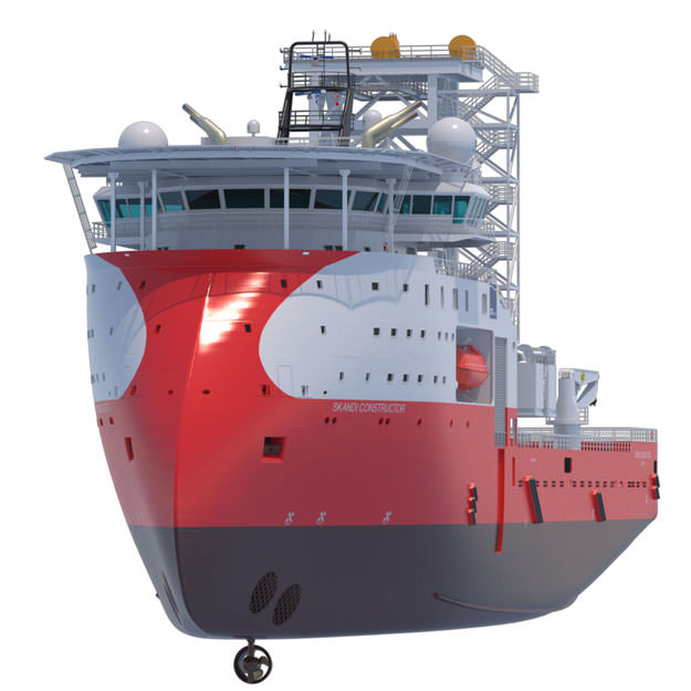 Construction Well Intervention Vessel Skandi Constructor 3D model_7