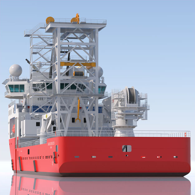 Construction Well Intervention Vessel Skandi Constructor 3D model_6