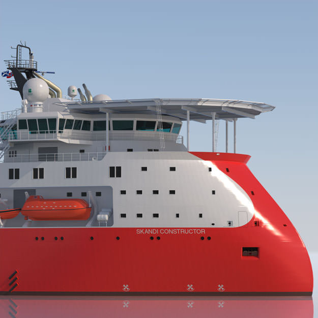 Construction Well Intervention Vessel Skandi Constructor 3D model_13