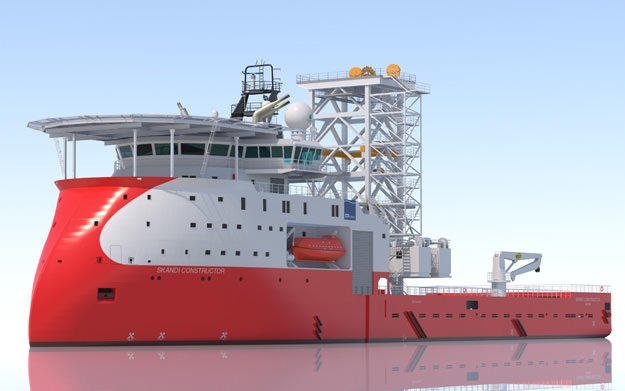 Construction Well Intervention Vessel Skandi Constructor 3D model_11