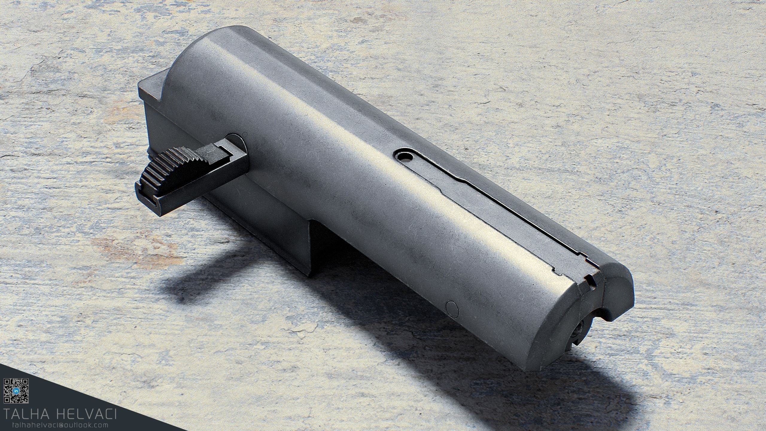 PPSh-41 Low-poly 3D model_18