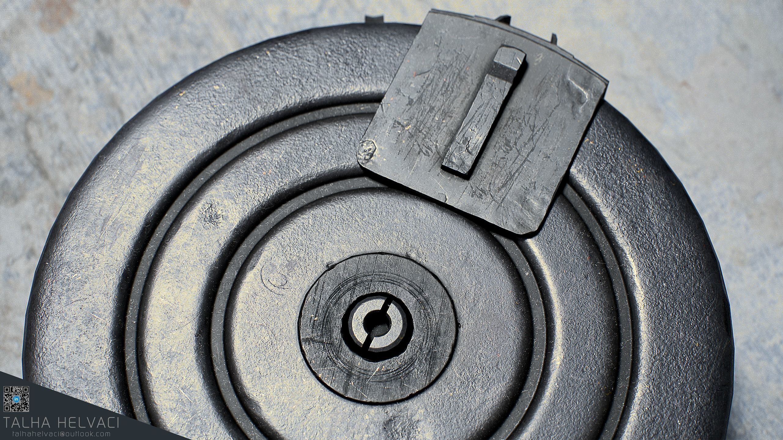 PPSh-41 Low-poly 3D model_23