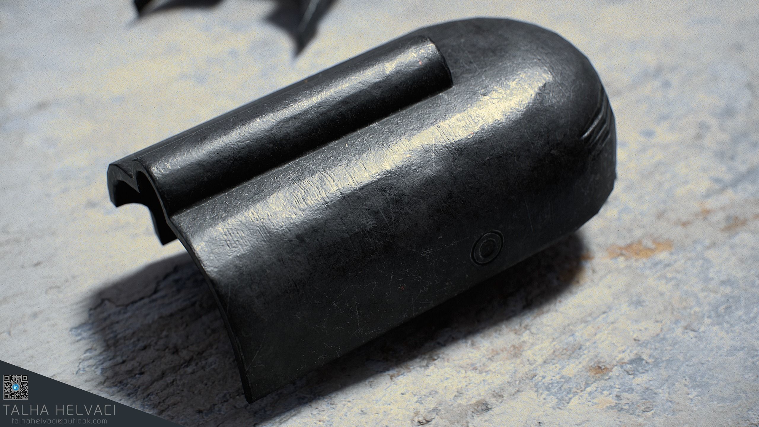 PPSh-41 Low-poly 3D model_17