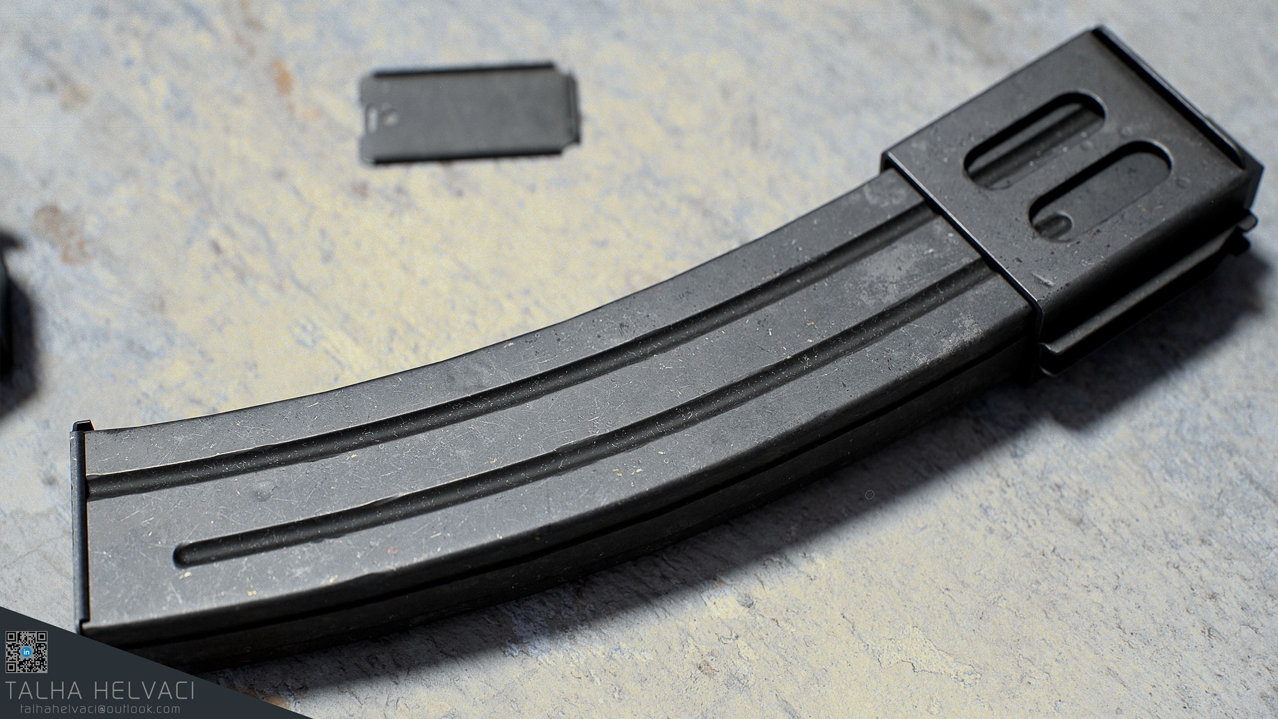 PPSh-41 Low-poly 3D model_22