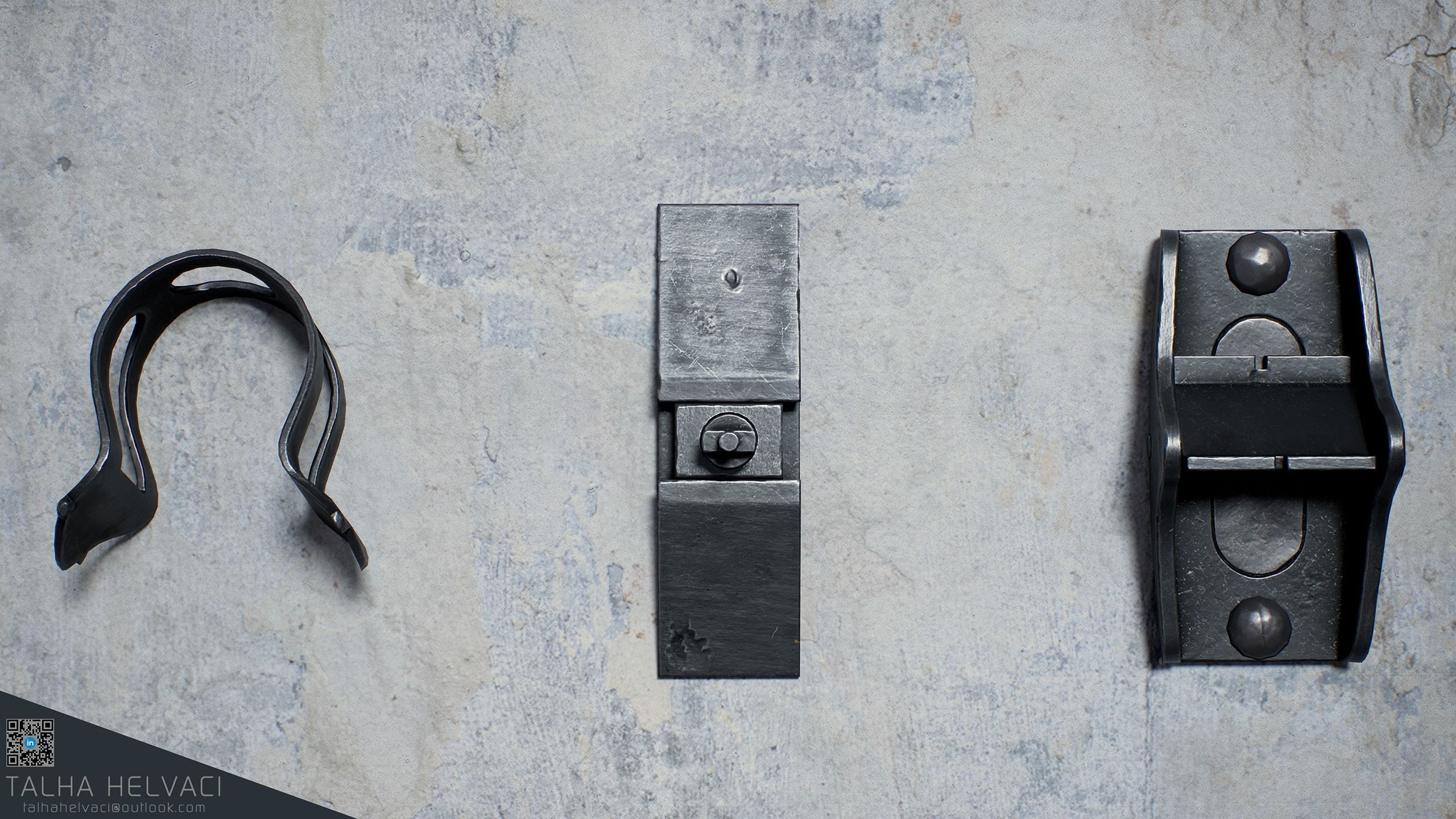 PPSh-41 Low-poly 3D model_15